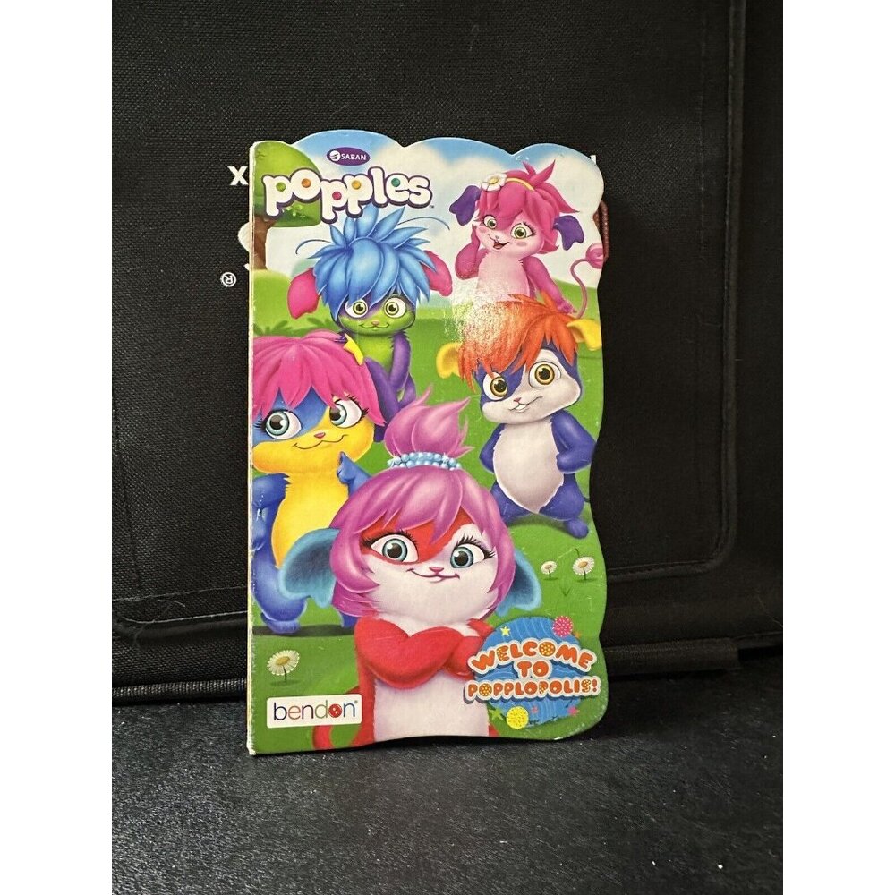 Popples, Welcome to Popplopolis! 2016 By Bendon‎ Publishing VERY RARE BOARD BOOK
